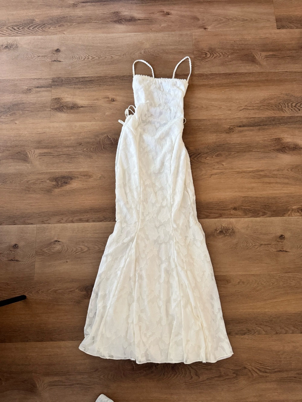 House of CB Joan Floral appliqué Mermaid Dress